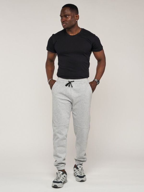 Sports joggers with pockets for men, light gray 062SS