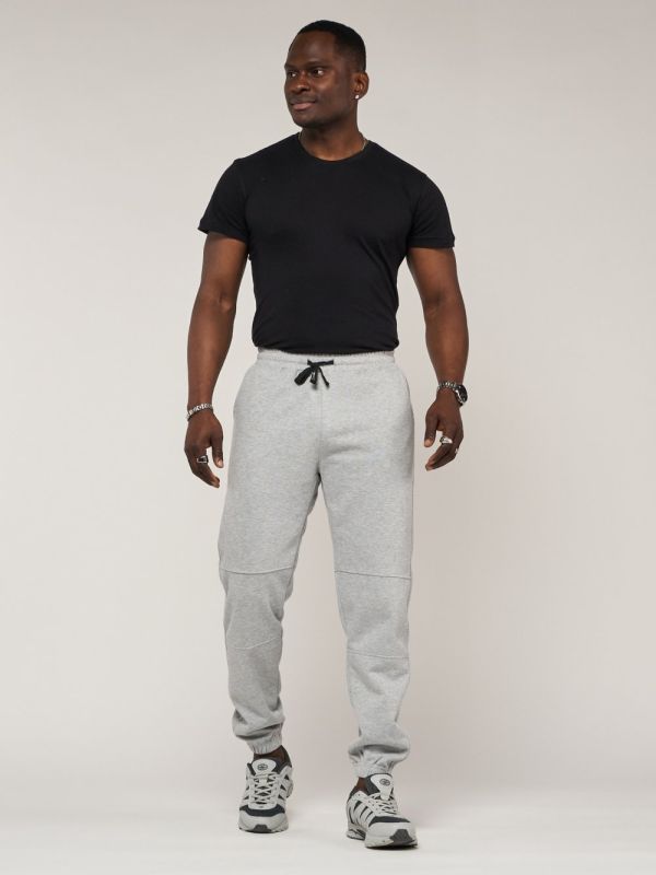 Sports joggers with pockets for men, light gray 062SS